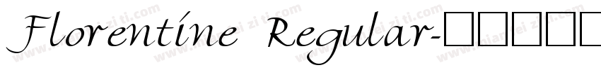 Florentine Regular字体转换
